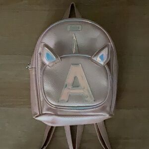 Justice Pink Unicorn-Ear Backpack